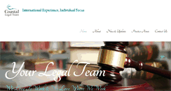 Desktop Screenshot of coastallegalteam.com