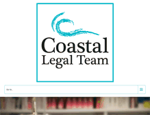 Tablet Screenshot of coastallegalteam.com
